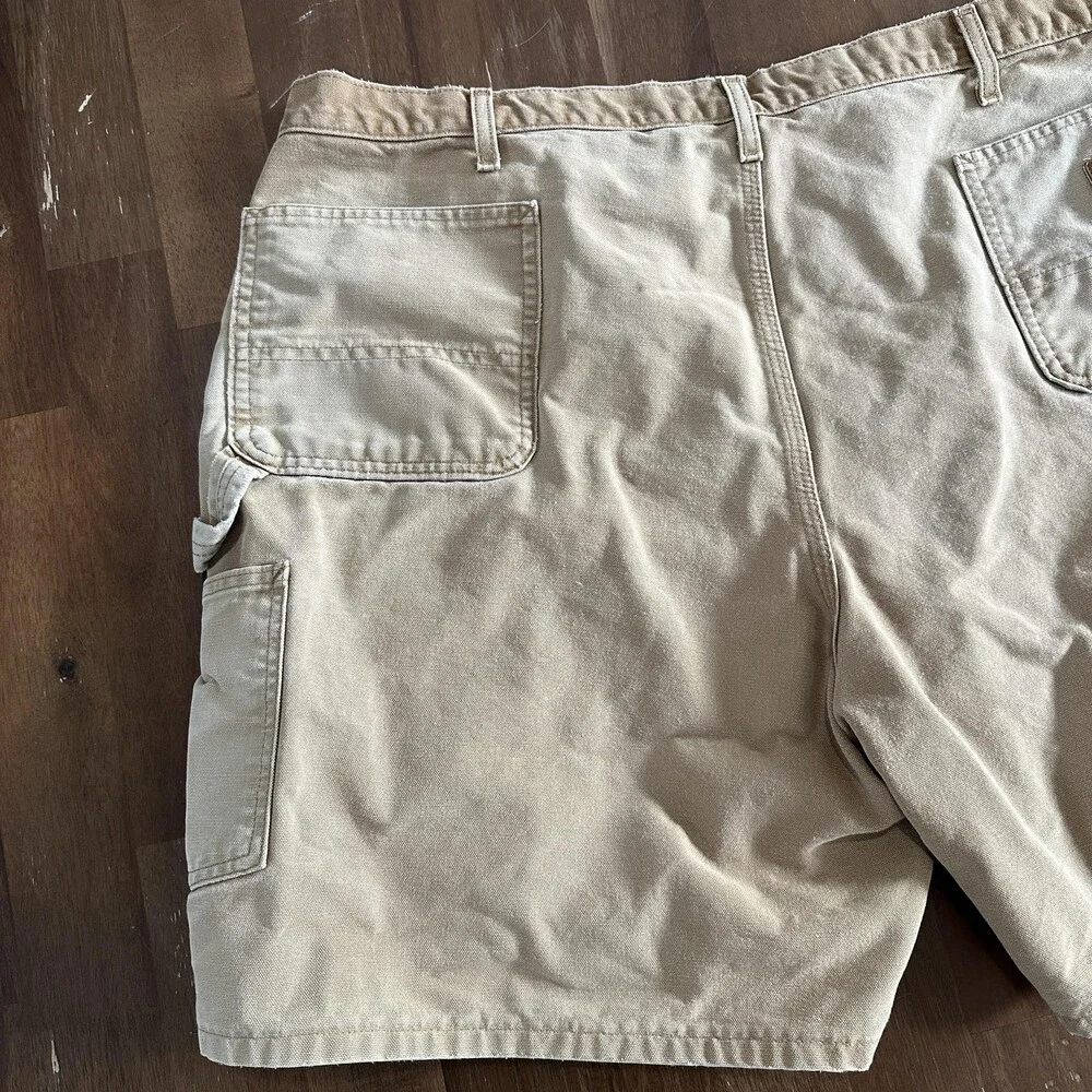 Carhartt Shorts Mens 46 Brown B25 Carpenter Work Canvas Utility Relaxed Fit